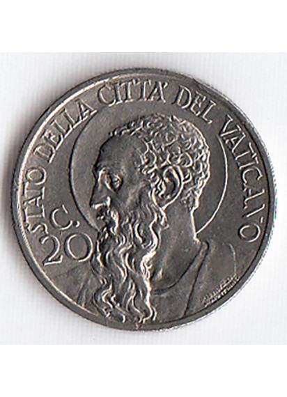 1937 - 20 centesimi Vaticano Pio XI San Paolo Q/Fdc